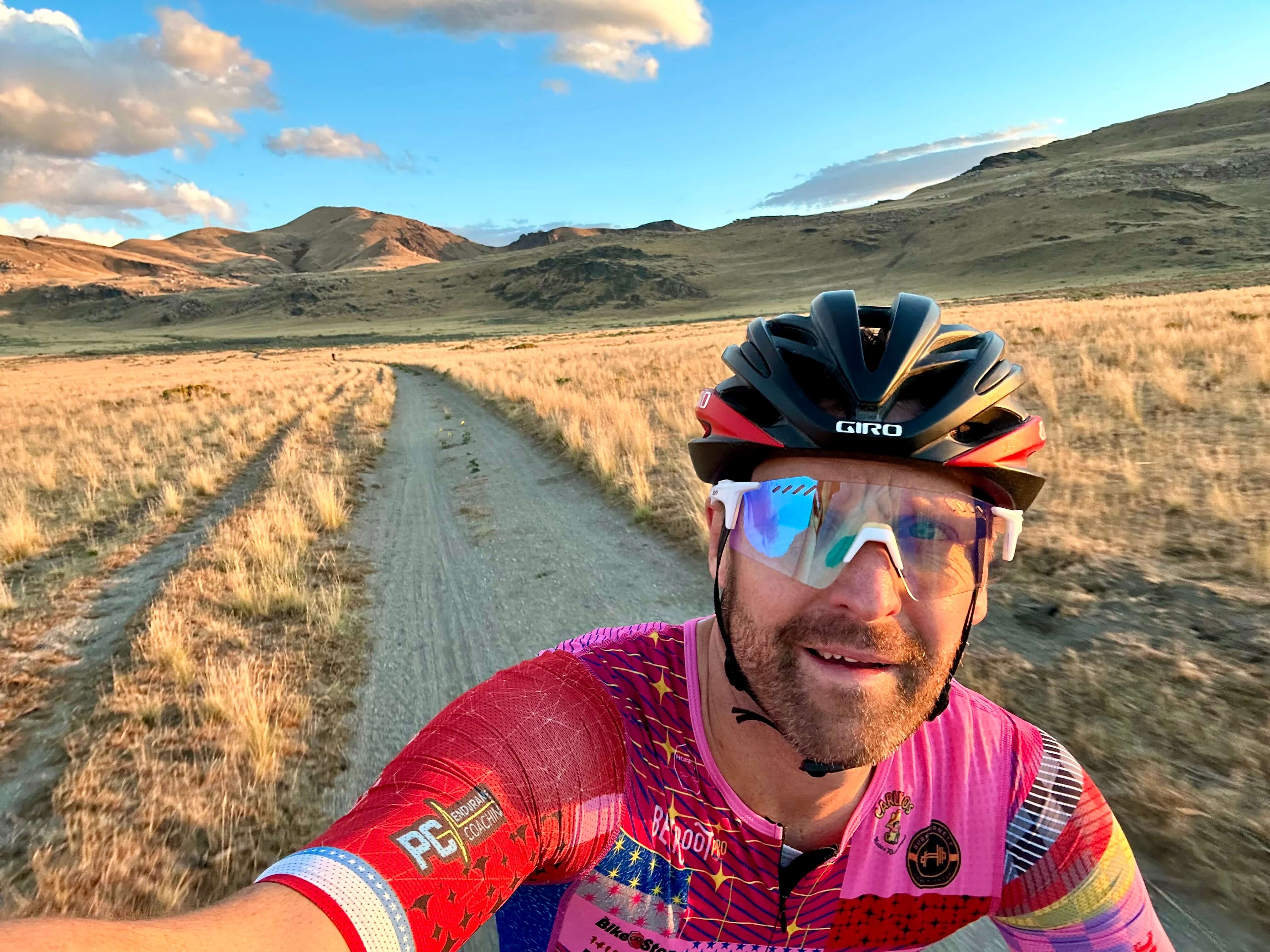 Cameron Hoffman riding gravel